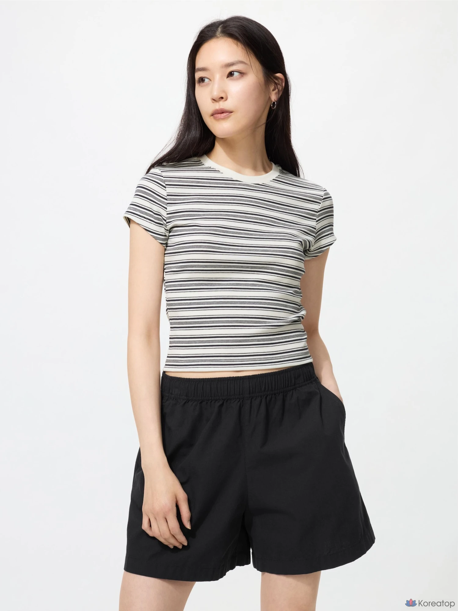 Футболка Uniqlo Mini T (Stripe) A, в полоску