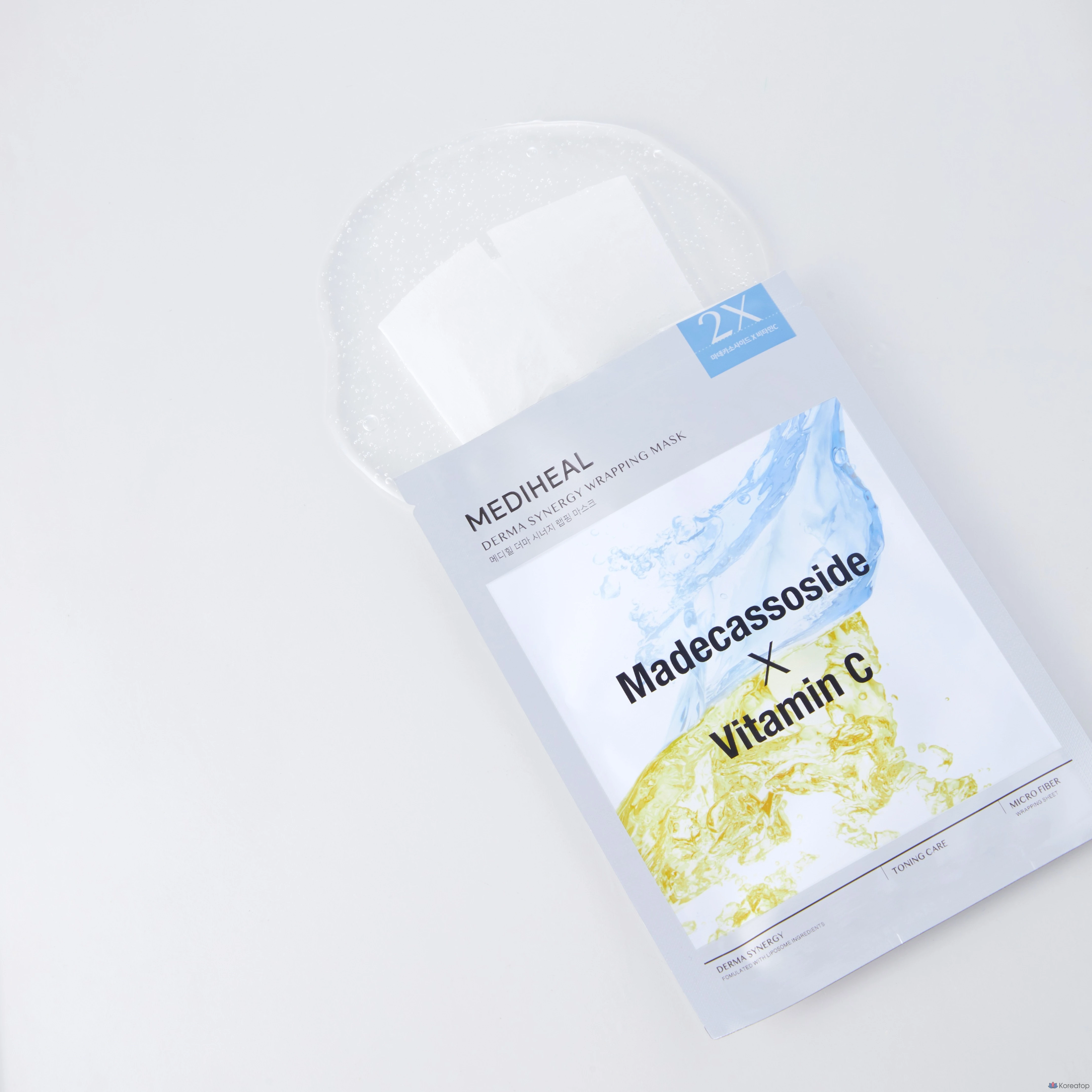 Тканевая маска для лица MEDIHEAL Derma Synergy Wrapping Mask Toning, 20 шт., фото 3