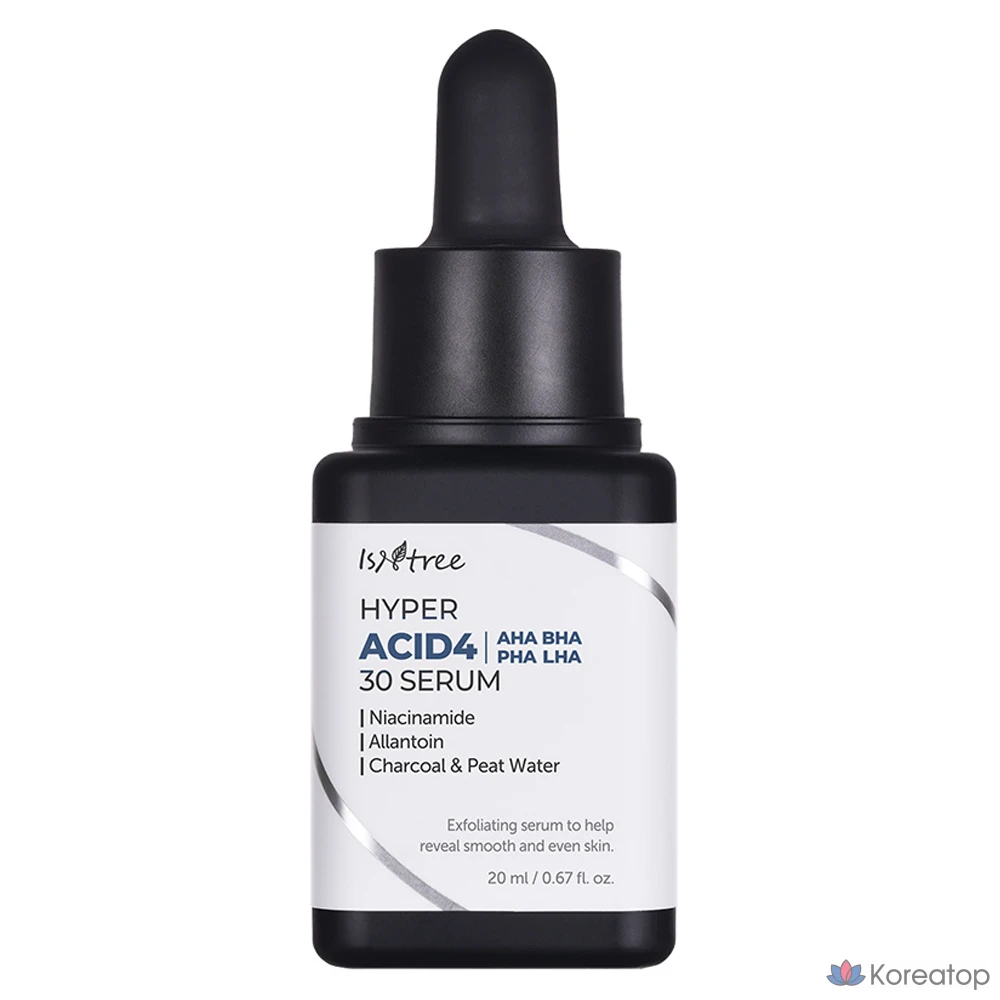 Isntree Hyper Acid 4 AHA BHA PHA RHA Сыворотка, 20 мл, 1 шт.