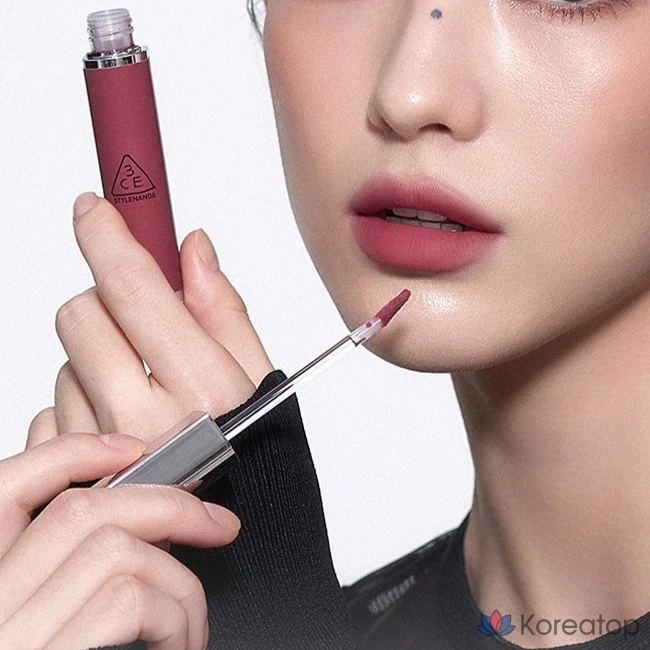 3CE Hazy Lip Clay Tint, Warm Brownie, 1 шт., фото 8