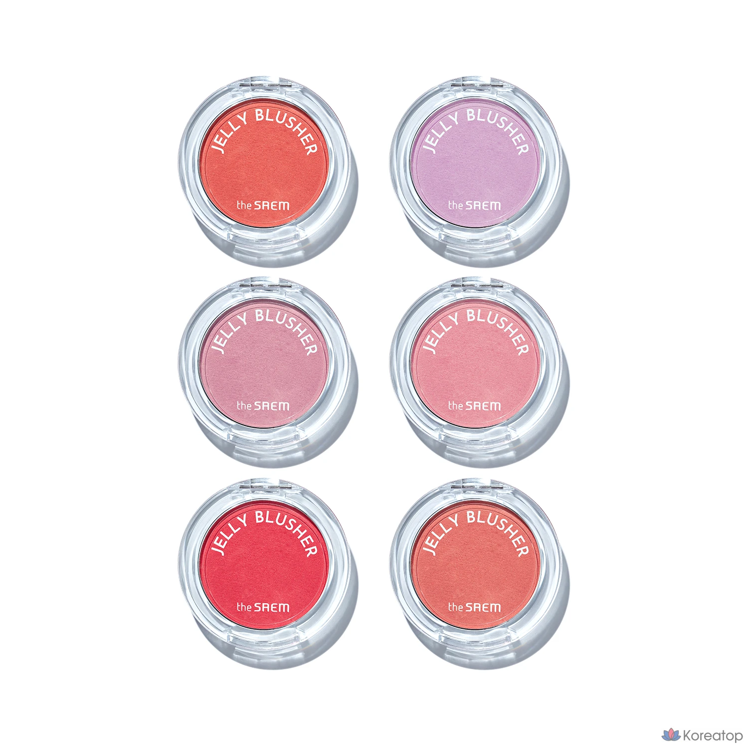 Румяна The Saem Jelly Blusher, оттенок PK02 Scarlet Pink, 1 шт.