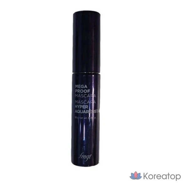 Тушь для ресниц FMGT Megaproof, 10 г, черная, 1 шт.