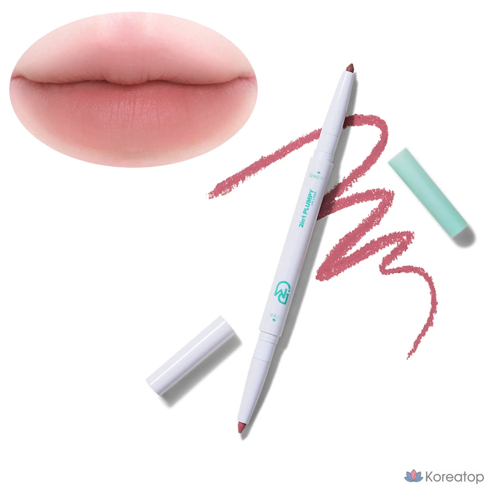 Карандаш для губ DEARMAY 2-в-1 Plumpy Lip Liner, 0,36 г, 1 шт., P04 Brickwood