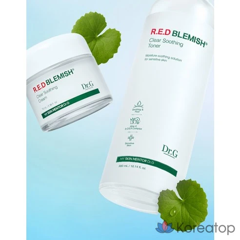 Успокаивающий тоник Dr. Ceuracle Red Blemish Clear, 500 мл, 1 шт., фото 8