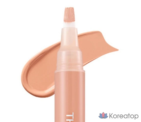 Консилер-карандаш The Saem Cover Perfection Pen Concealer, 4 мл, персиково-бежевый, 1 шт., фото 2