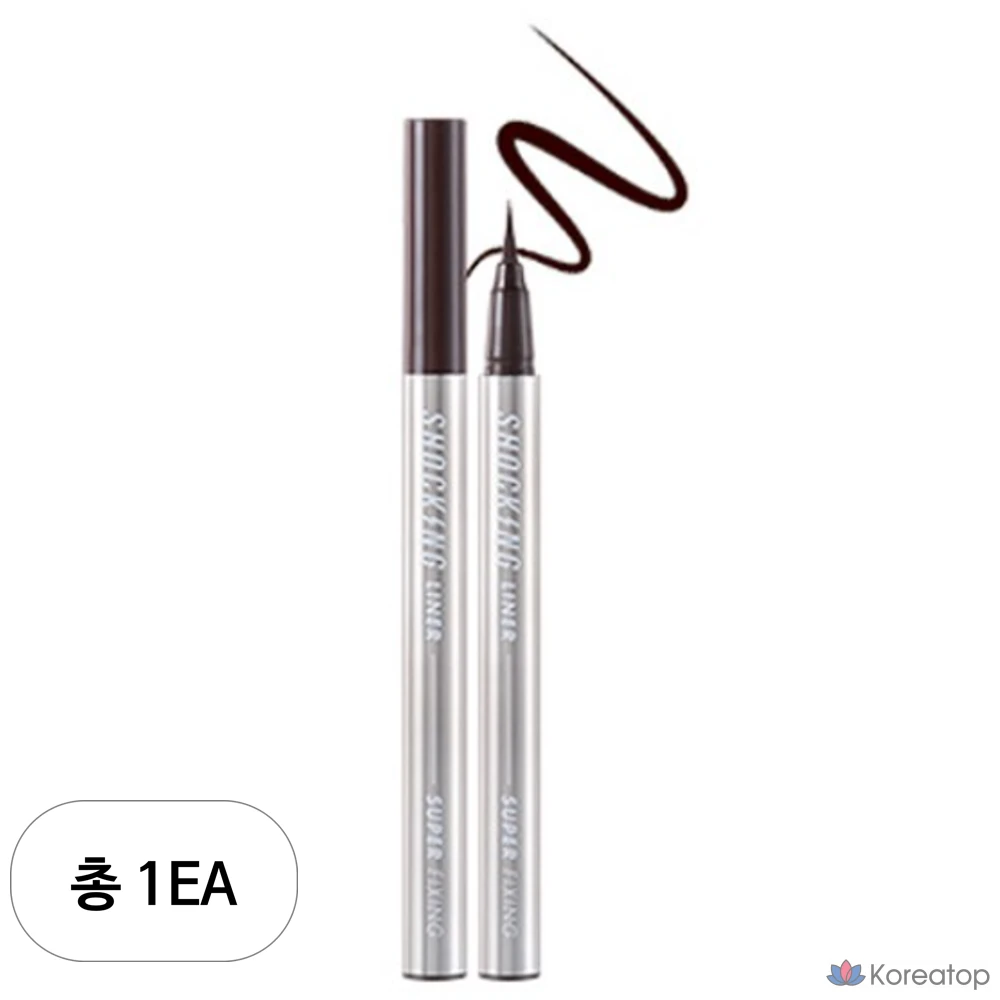 Подводка для глаз Tony Moly The Shocking Vegan Liner Super Fixing, оттенок 02 Shocking Brown, 1 шт.