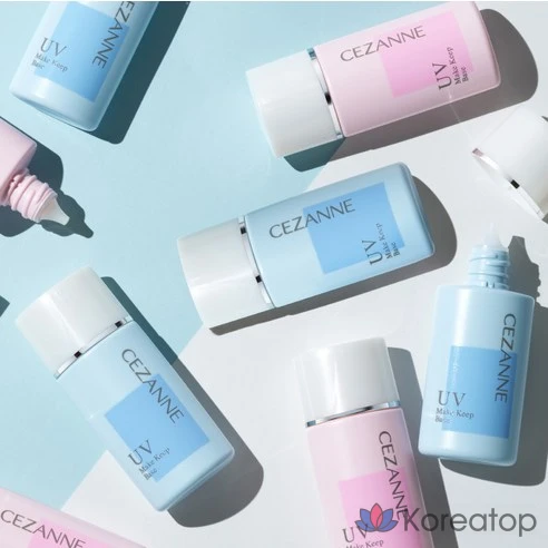 Основа под макияж Cezanne Make Keep Base, 30 мл, светло-голубая