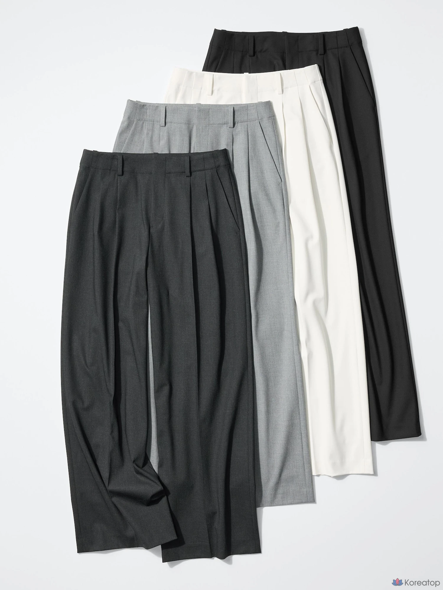 Брюки Uniqlo Smart Wide Straight Pants