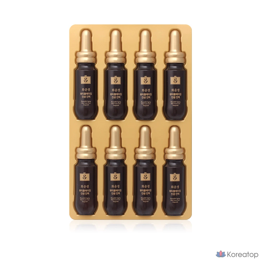 Ампула для ухода за кожей головы и волосами Ryo Hwa Yoon Saeng Beautiful Aging Jin Saeng Jin Aek, 1 шт.