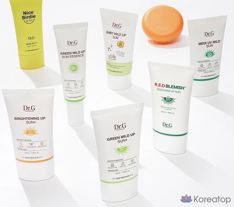 Набор солнцезащитных стиков Dr.G Red Blemish Soothing Up Sun Stick Duo Set SPF50+ PA++++, 42 г, 1 шт., фото 8