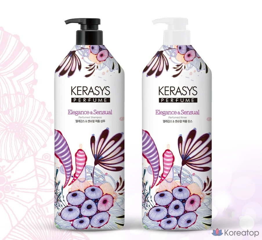 Парфюмированный шампунь KeraSys Elegance &amp; Sensual, 980 мл, 1 шт.