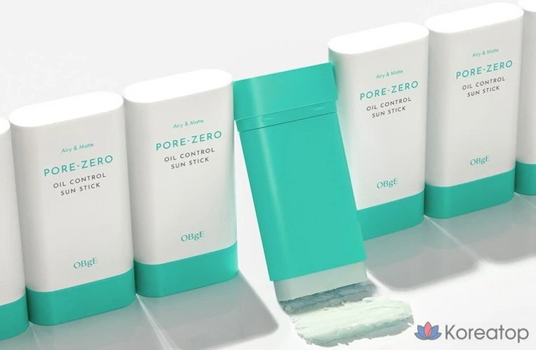 Солнцезащитный стик OBge Pore Zero Oil Control SPF50+ PA++++, 18 г, 1 шт.