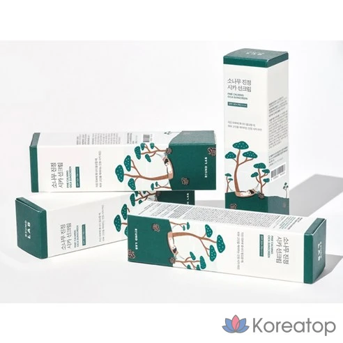 Крем с экстрактом игл сосны Round Lab SPF50+PA + + ++