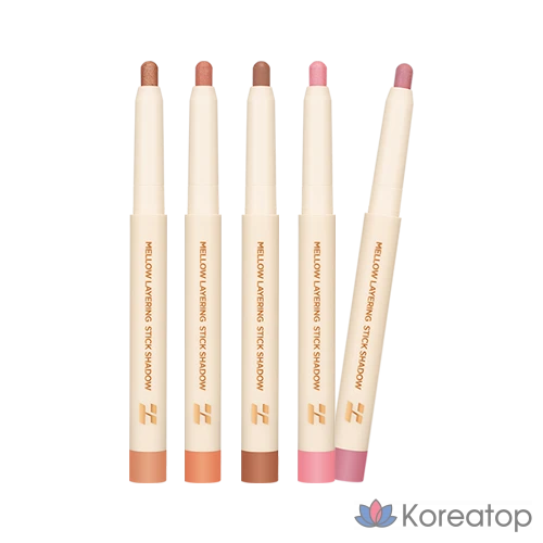 Тени для век Holika Holika Mellow Layering Stick Eyeshadow, оттенок 02 Fall in Peach, 1 шт., фото 3
