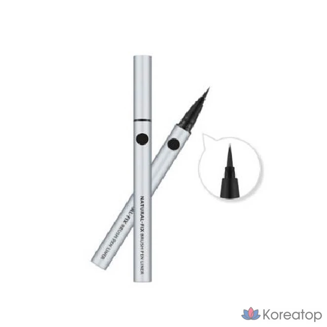 Подводка для глаз Missha Natural Fix Brush Pen, 0,6 г, черная, 1 шт., фото 2