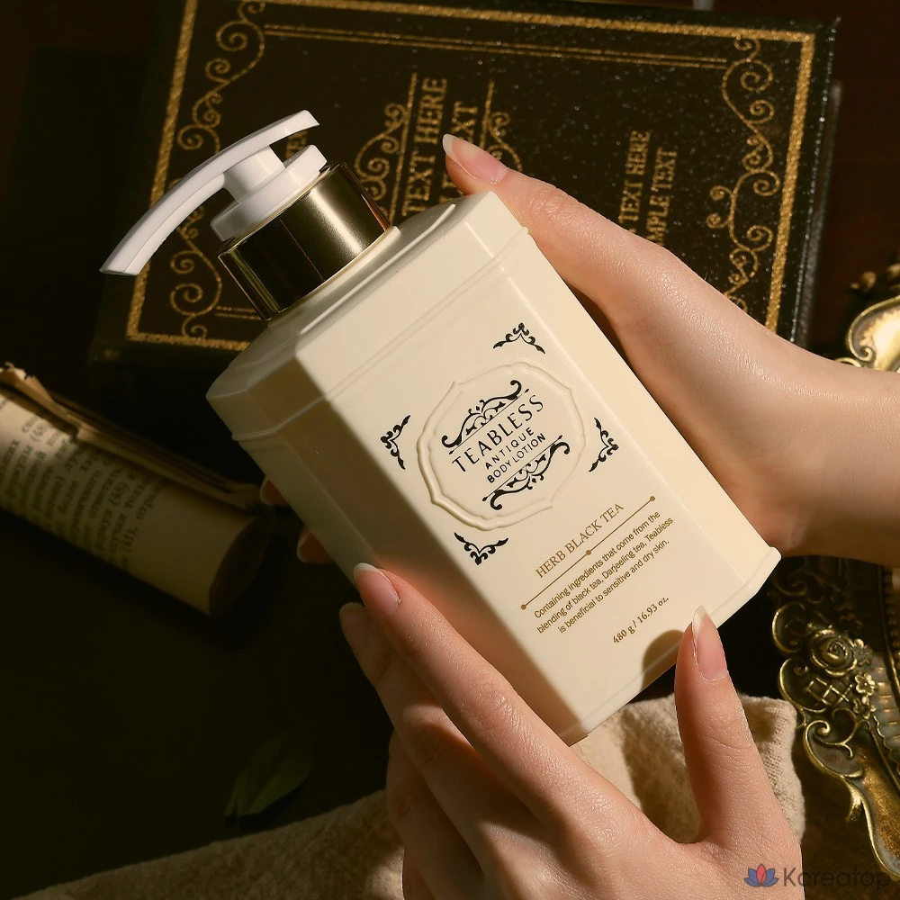 Лосьон для тела TEABLESS Herb Black Tea Antique без запаха, 480 г, 1 шт.