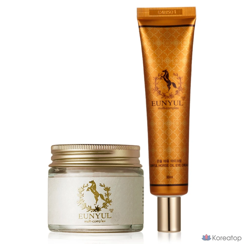 Набор из 7 кремов Eunyul Silver Mayu и крема для глаз.