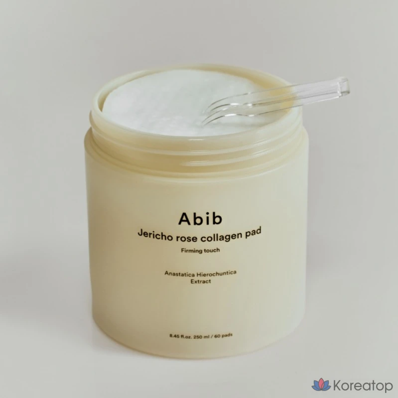 Коллагеновые подушечки Abib Resurrection для укрепления кожи, 250 мл, 1 упаковка, 60 листов.