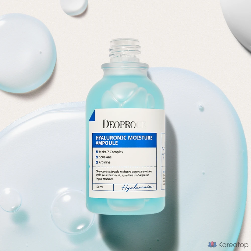 Увлажняющая ампула с гиалуроновой кислотой Deoproce, 100 мл, 1 шт.