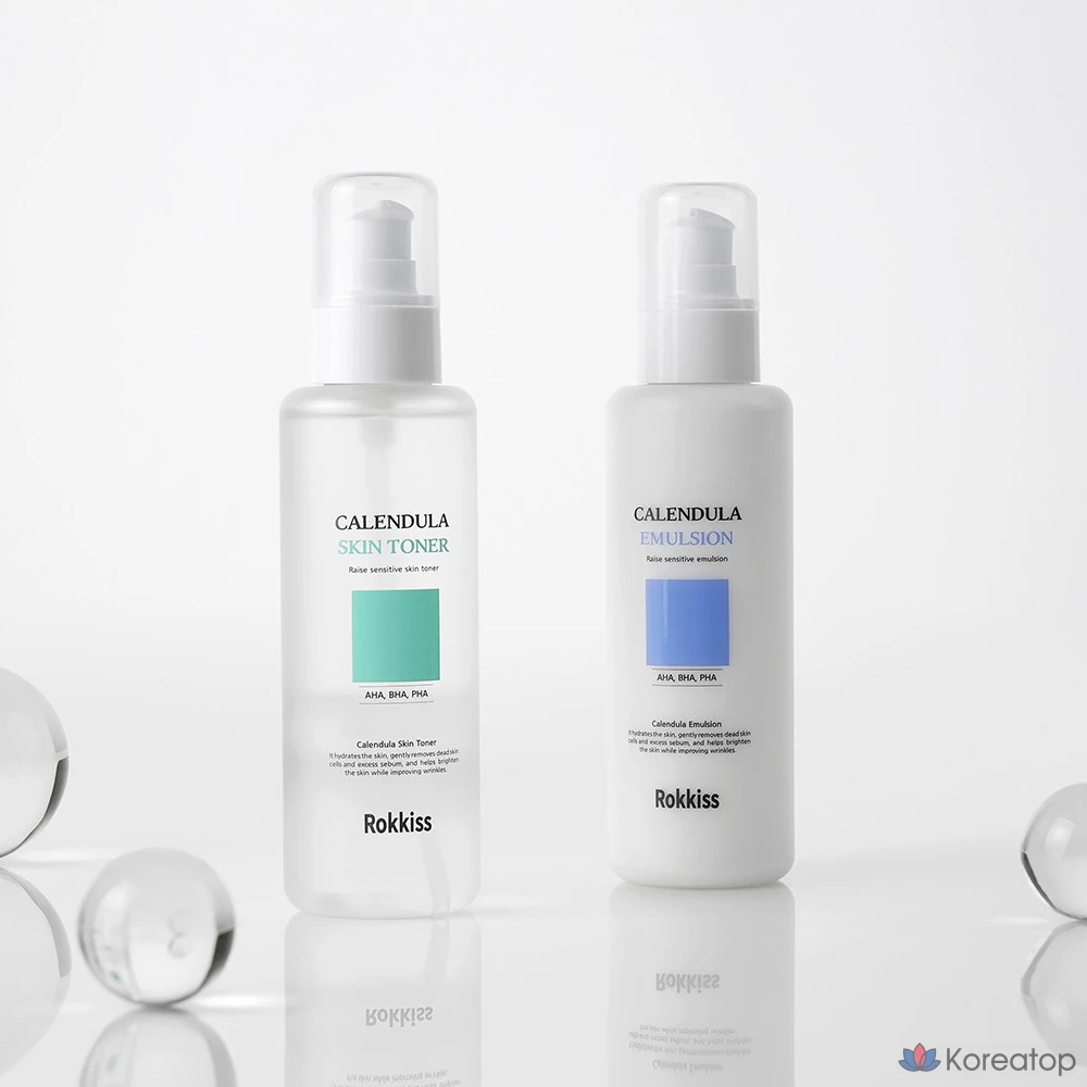 Rocky's Calendula Skin Toner 150ml + Emulsion 150ml, 1 комплект
