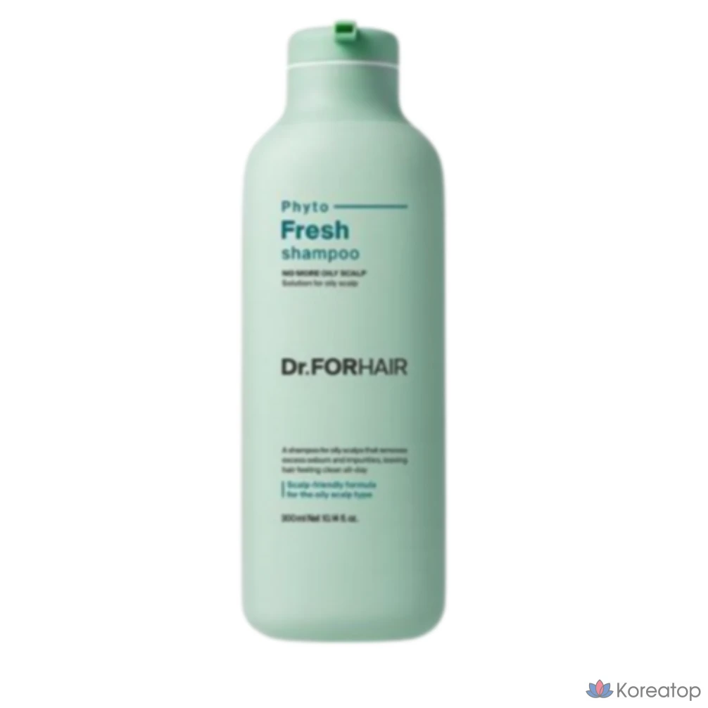 Шампунь Doctor For Hair для жирной кожи головы, шампунь Phyto Fresh для кожи головы, 300 мл, 1 флакон.