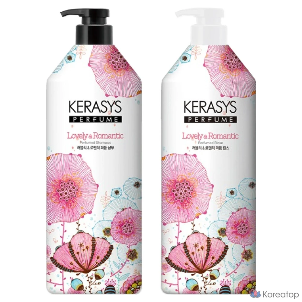 Парфюмерный ополаскиватель для лица KeraSys Lovely & Romantic, 980 мл, 1 шт., фото 2