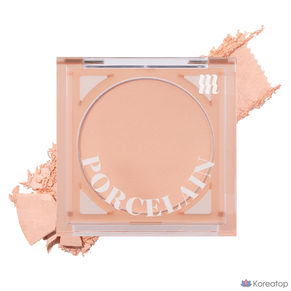 Румяна MERZY Porcelain Cheek Blusher 4,2 г, оттенок Stunning Coral, 1 шт.