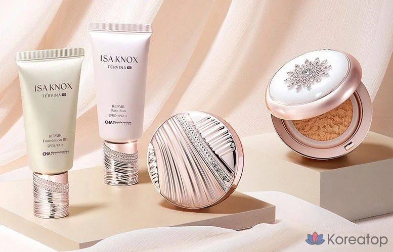 Сменный блок тонального крема Isa Knox Tervina Advanced Regenerating Essence Cushion Foundation, 15 г, № 21, светло-бежевый, 1 шт.