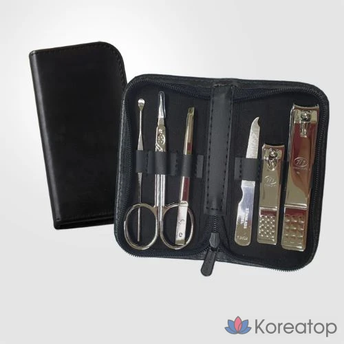 Набор для ухода Three Seven 6-piece Set (Nail Clipper), оттенок Blue, 1 шт.