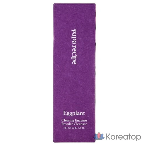 Очищающий порошок с ферментами для кожи от баклажанов Papa Recipe