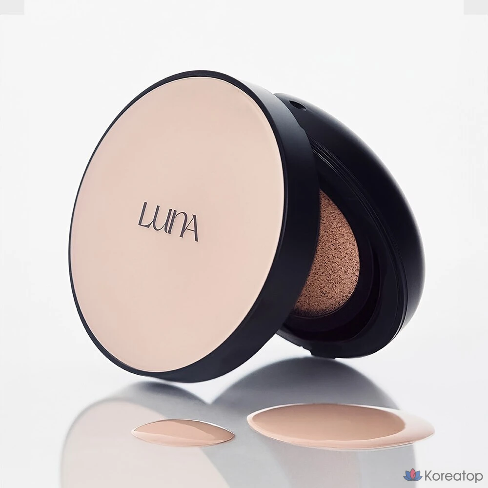 Стойкий фиксирующий тональный крем-кушон (сменный блок), 21 шт., холодный слоновый цвет, 1 шт.