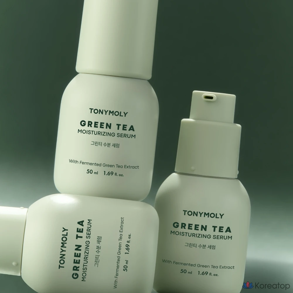 Увлажняющая сыворотка с зеленым чаем Tony Moly, 1 шт., 50 мл, фото 2