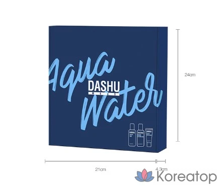 Набор из 4 флаконов: тоник DASHU Men's Aqua Skincare Basic Potent Toner 153 мл + лосьон All-in-One Lotion 153 мл + пенка для умывания 30 мл., фото 2