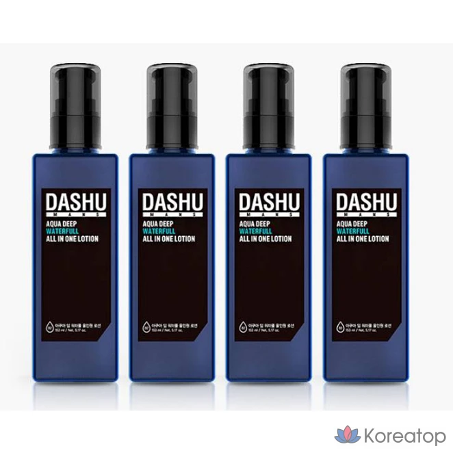Лосьон для мужчин Dashu Aqua Deep Waterful All-in-One, 153 мл, 1 шт., фото 8
