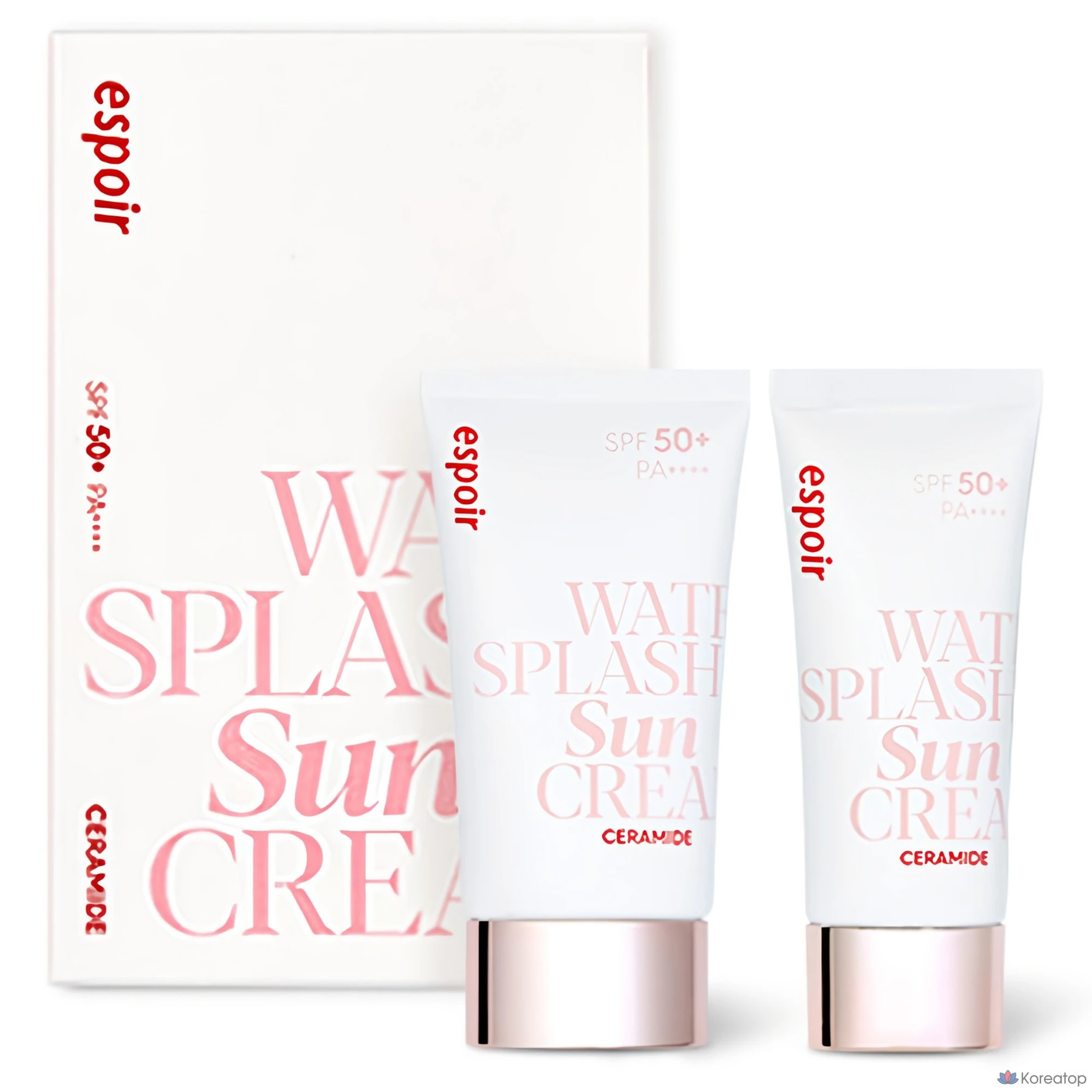 Солнцезащитный крем Espoir Water Splash Ceramide Sunscreen SPF50+ PA++++ 60 мл + 30 мл, 1 шт.