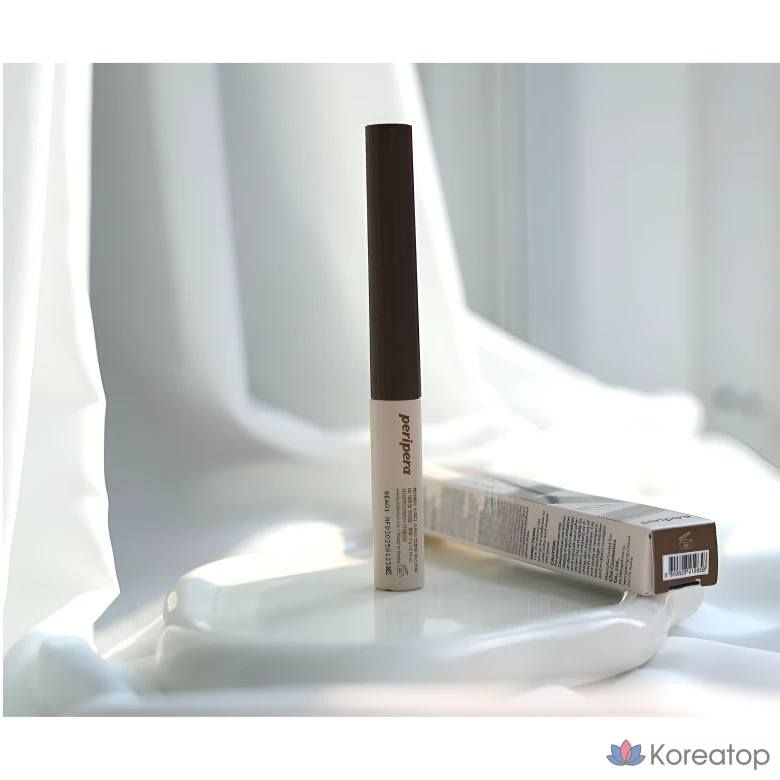 Тушь для бровей Peripera Speedy Skinny Brow Mascara, 004 Пепельно-коричневый, 1 шт.
