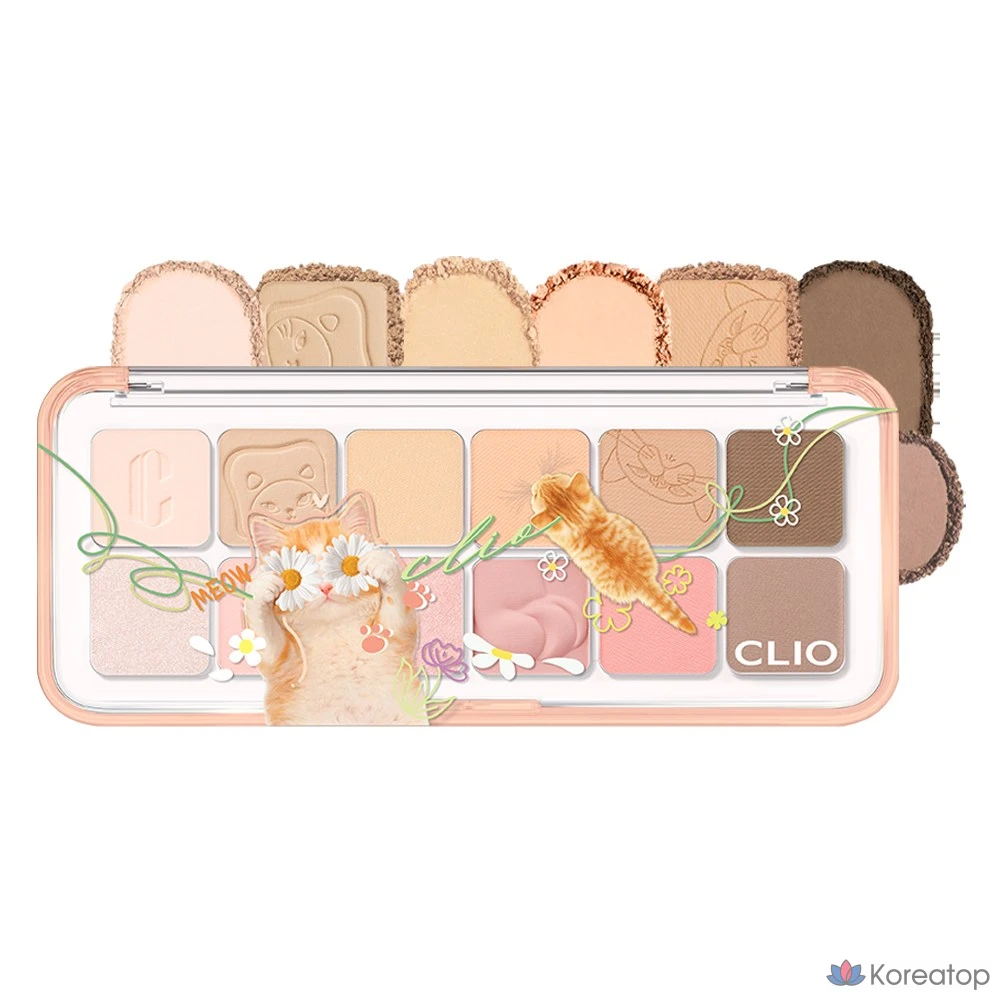Палетка теней для глаз Clio Pro Eye Palette Air New, оттенок 023 Baby Milk Nyang Nyang, 1 шт.