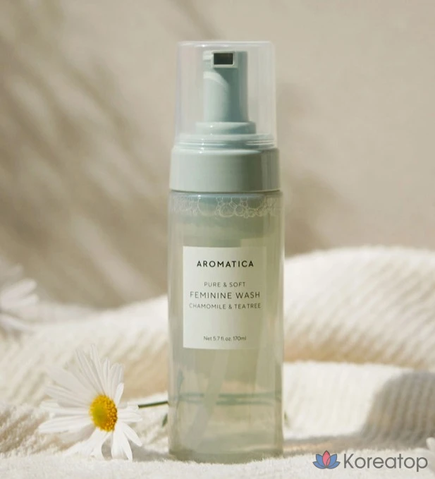 Очищающее средство для интимной гигиены Aromatica Pure &amp; Soft с ромашкой и маслом чайного дерева, 170 мл, 1 шт.