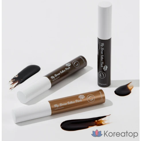 Набор для татуировки бровей Berisom Brow Tattoo Pack Eyebrow, оттенок Мокко-коричневый