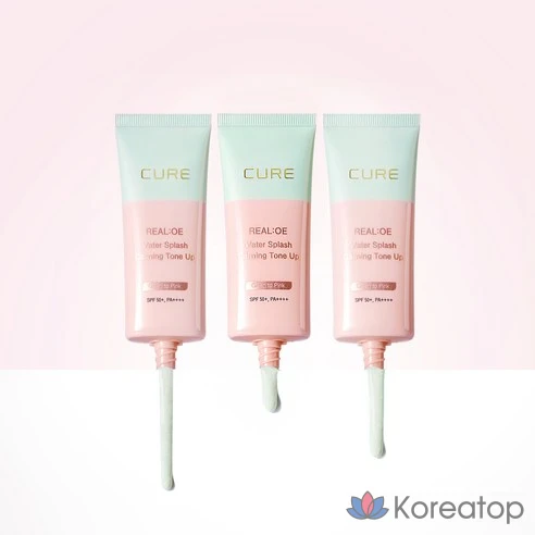 Успокаивающий тонизирующий солнцезащитный крем Kim Jung-moon Aloe Lasence Loe Cure Realoe Water Splash SPF50+ PA++++, фото 8