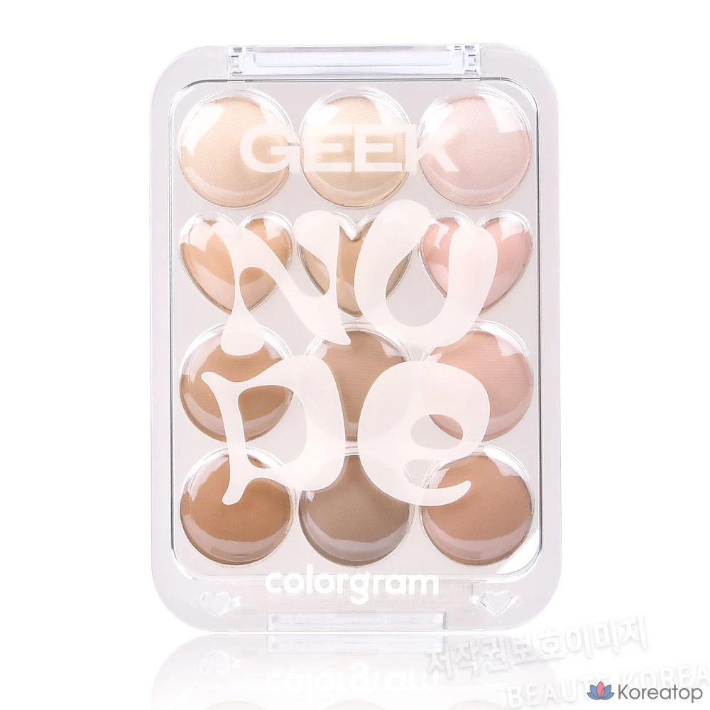 Палитра для глаз Color Gram Eyelet, 07 Nude More Love, 1 шт.