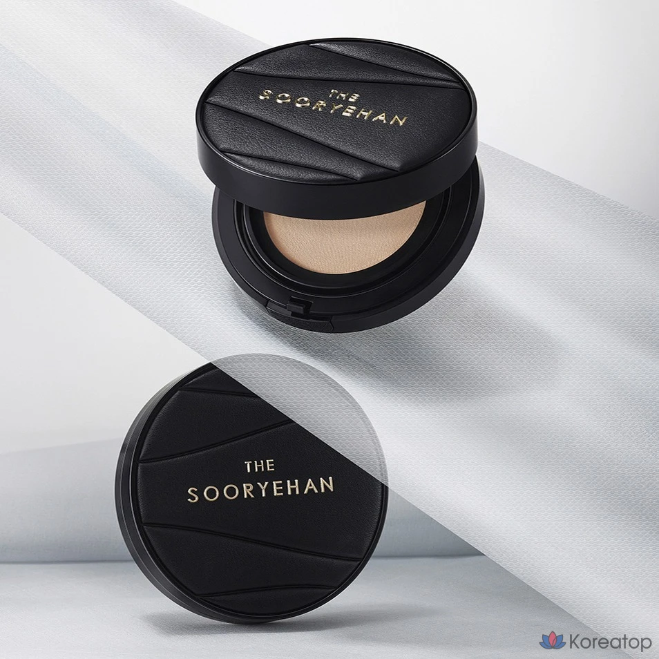 Sooryehan The Black Tension Fit Mesh Cushion, 13 г + сменный блок 13 г, 1 упаковка, оттенок 21, фото 8