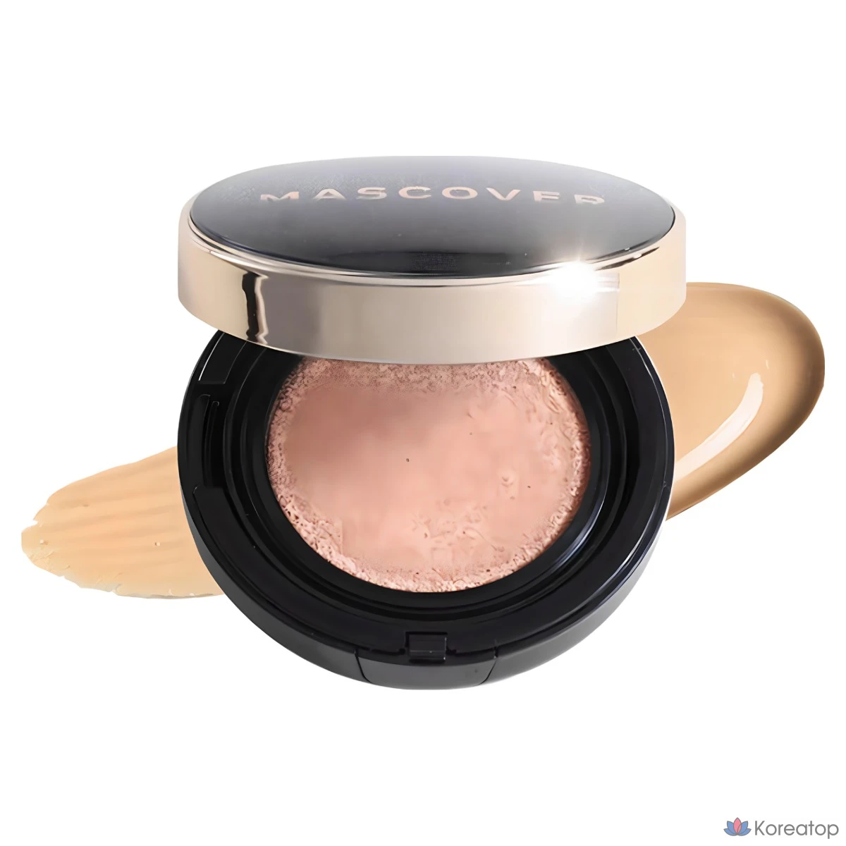 Тональный крем-кушон Incellderm Wellpia Masker All-in-One Cover Cushion Pact Foundation, № 21, оттенок слоновой кости и бежевый, 1 шт.