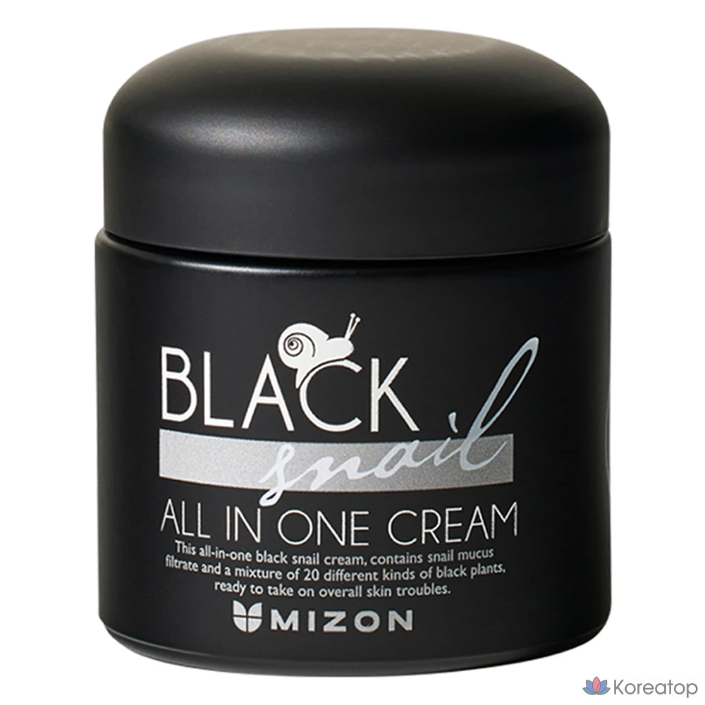 Крем Mizon Black Snail All-in-One, 77 г, 1 шт.