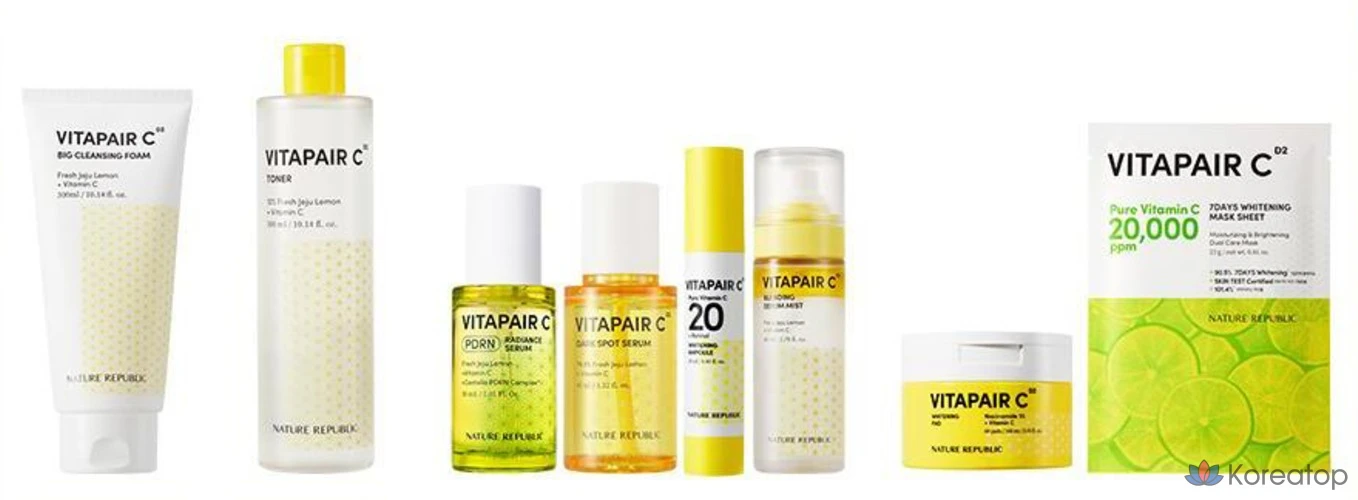 Набор для ухода Nature Republic Vita C Spot Serum 2-piece Set, 2 шт., фото 8