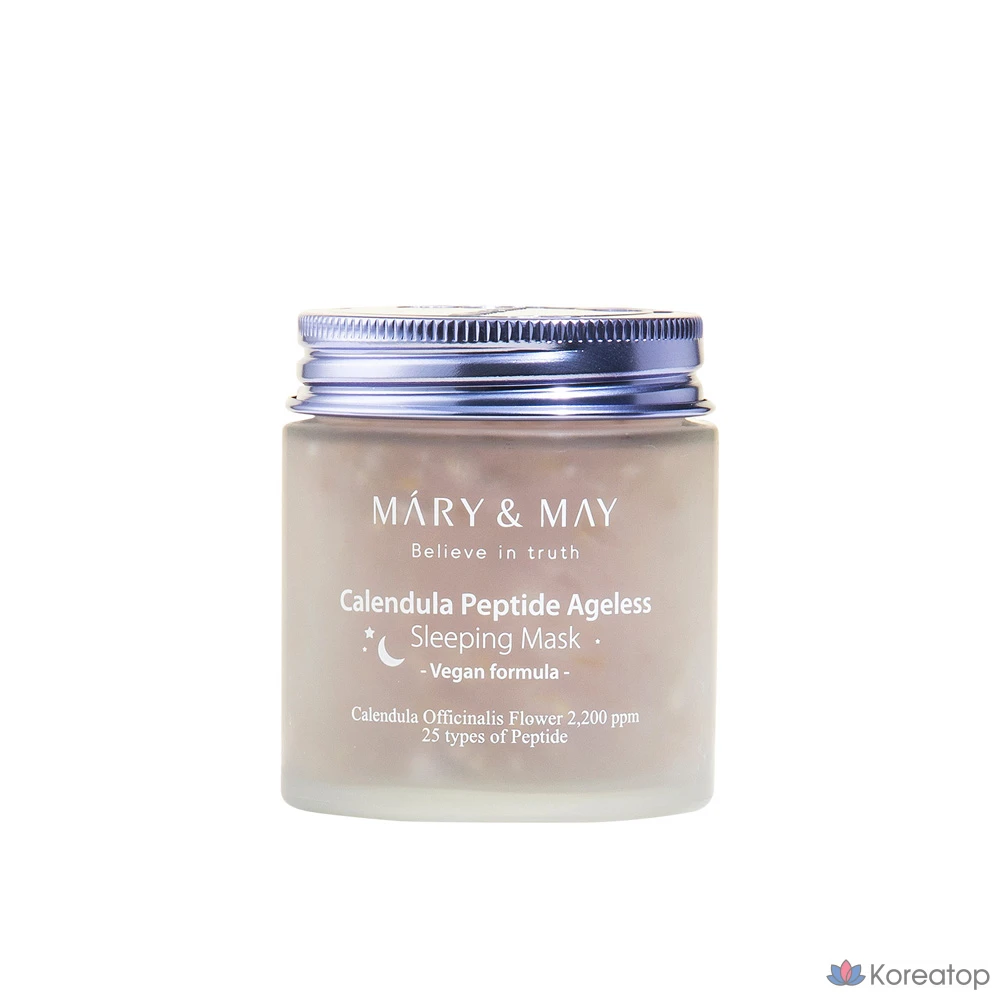 Маска для лица Mary&May Calendula Peptide Ageless Sleeping Mask, 110 г, 5 шт., фото 8