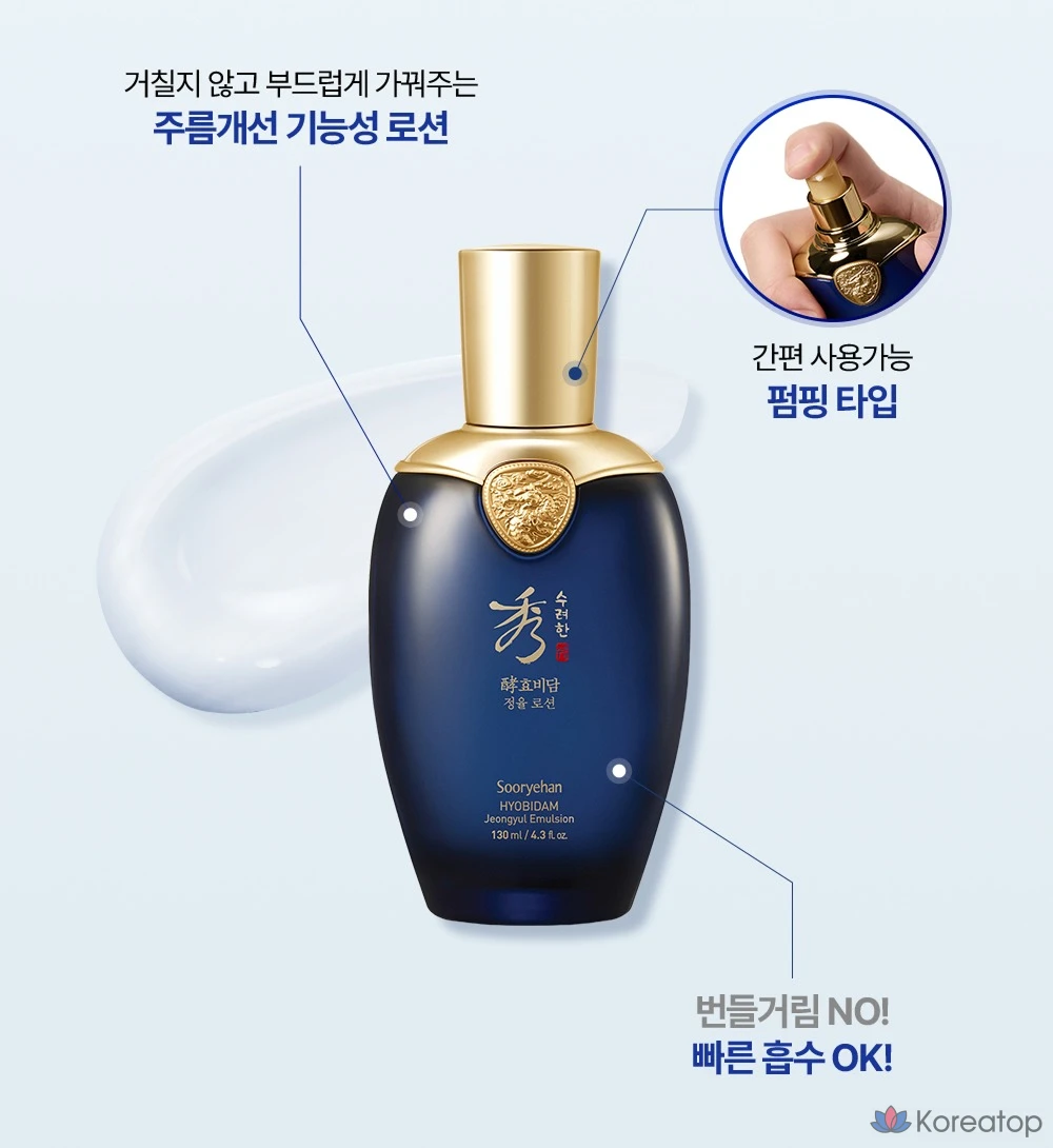 Лосьон Sooryehan Hyobidam Jeongyul Lotion, 130 мл, 1 шт.