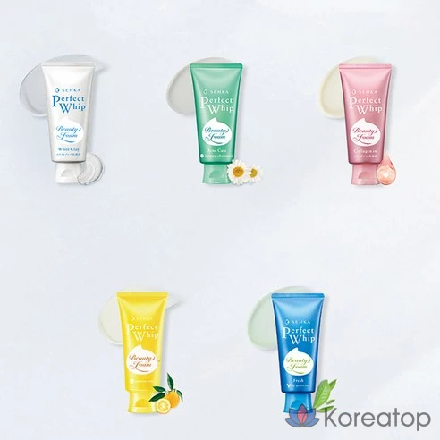 Очищающая пенка Senka NEW Perfect Whip Vitamin C Pore Glow, 100 г, 2 шт., фото 8