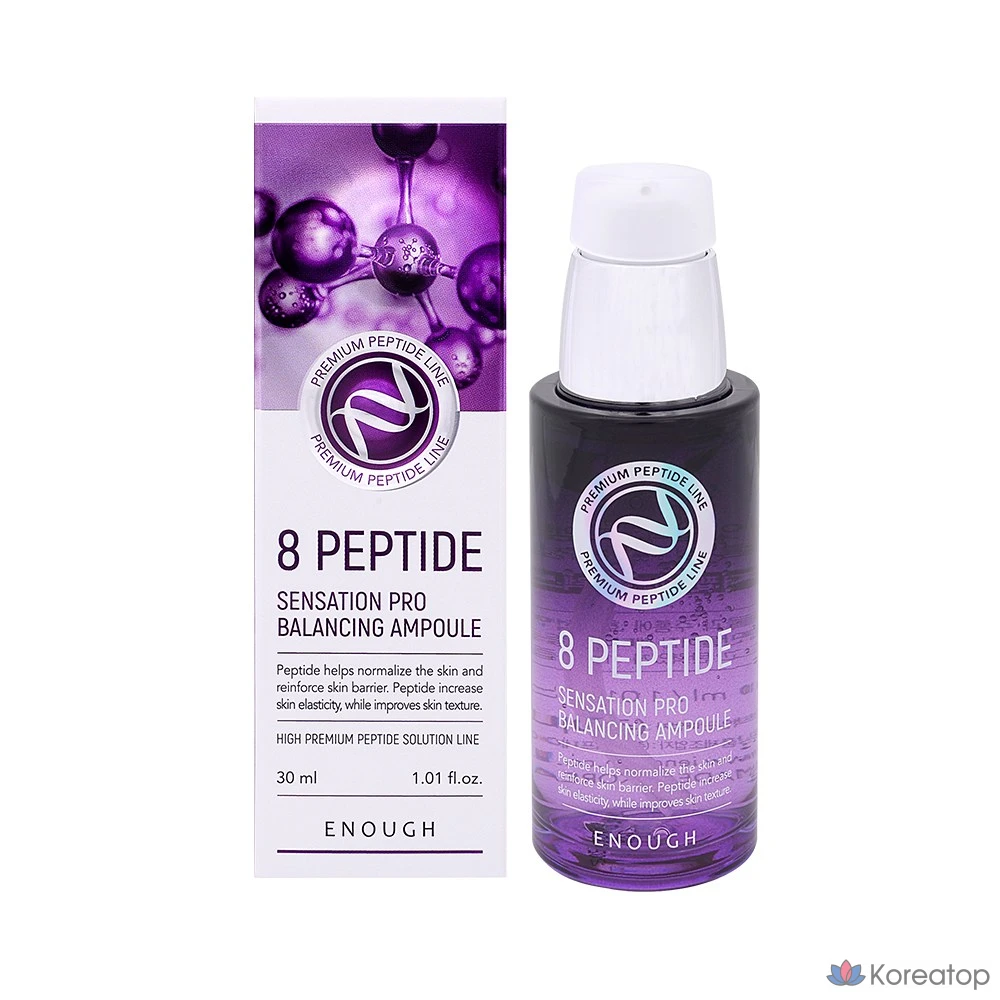 Восемь ампул с пептидами, по 1 ампуле, 30 мл.