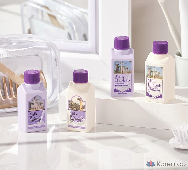 Дорожный набор детской присыпки Milk Baobab, 1 комплект.